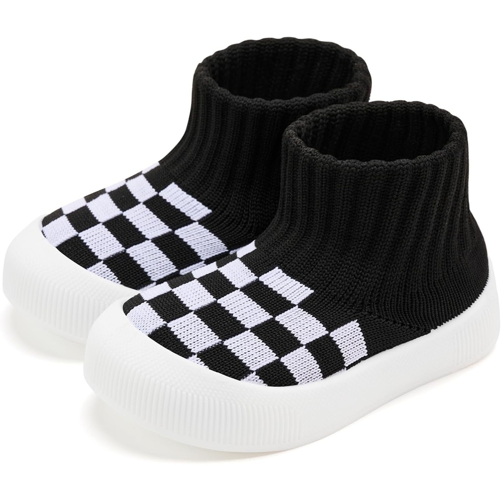 image:imageVIFUUR Baby Shoes Toddler Sneakers First Walking Shoes 036 MonthsH Black Board