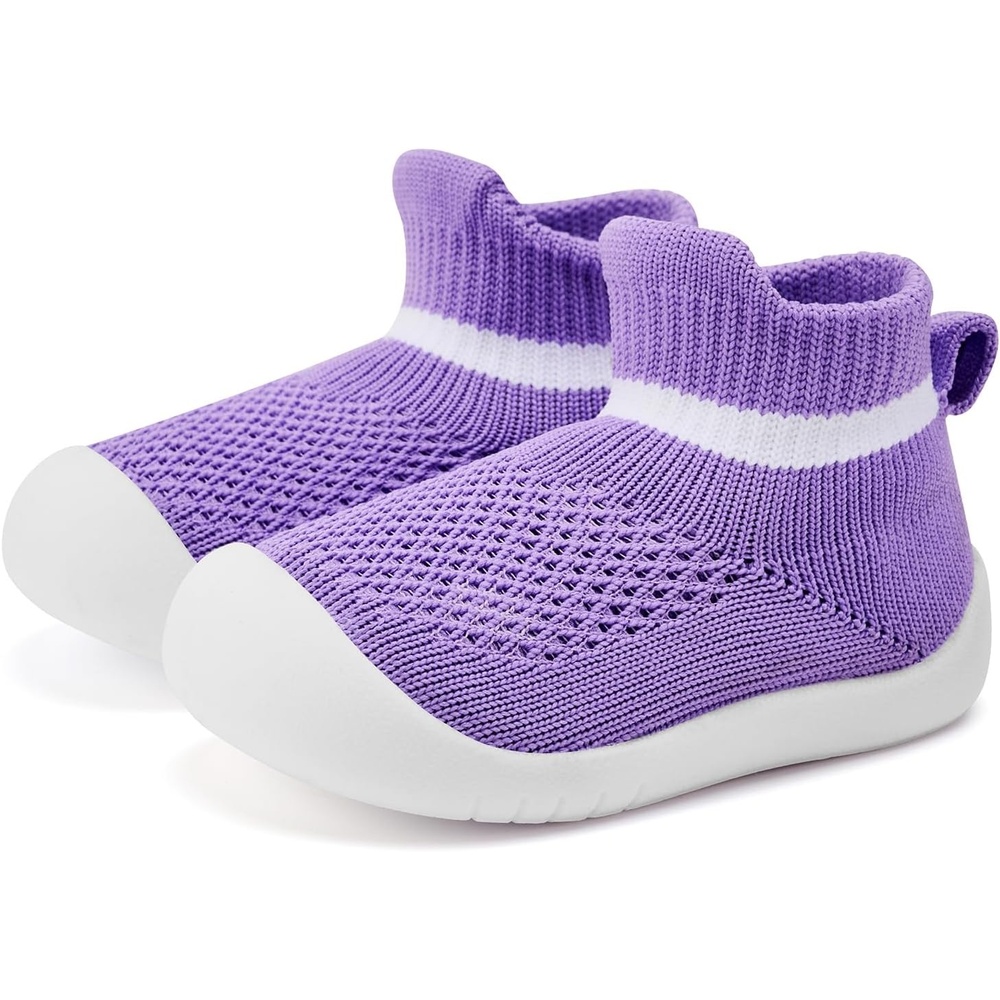 image:imageVIFUUR Baby Shoes Toddler Sneakers First Walking Shoes 036 MonthsH Purple