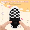 VIFUUR Baby Shoes Toddler Sneakers First Walking Shoes 0-36 Months(01 L Black Board)