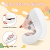 VIFUUR Baby Shoes Toddler Sneakers First Walking Shoes 0-36 Months(01 L Greypink Board)