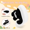 VIFUUR Baby Shoes Toddler Sneakers First Walking Shoes 0-36 Months(H Black)