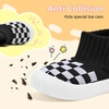 VIFUUR Baby Shoes Toddler Sneakers First Walking Shoes 0-36 Months(H Black Board)