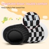 VIFUUR Baby Shoes Toddler Sneakers First Walking Shoes 0-36 Months(H Black Board)