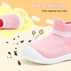 VIFUUR Baby Shoes Toddler Sneakers First Walking Shoes 0-36 Months(H Pink)