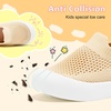 VIFUUR Baby Shoes Toddler Sneakers First Walking Shoes 0-36 Months(L Apricot)