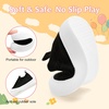 VIFUUR Baby Shoes Toddler Sneakers First Walking Shoes 0-36 Months(L Black)