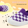 VIFUUR Baby Shoes Toddler Sneakers First Walking Shoes 0-36 Months(L Purple Board)