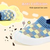 VIFUUR Baby Shoes Toddler Sneakers First Walking Shoes 0-36 Months(L Yellowblue Board)