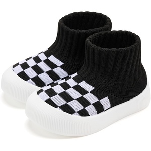 VIFUUR Baby Shoes Toddler Sneakers First Walking Shoes 0-36 Months(H Black Board)