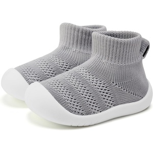 VIFUUR Baby Shoes Toddler Sneakers First Walking Shoes 0-36 Months(H Grey)