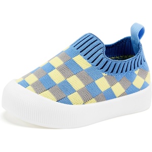 VIFUUR Baby Shoes Toddler Sneakers First Walking Shoes 0-36 Months(L Yellowblue Board)